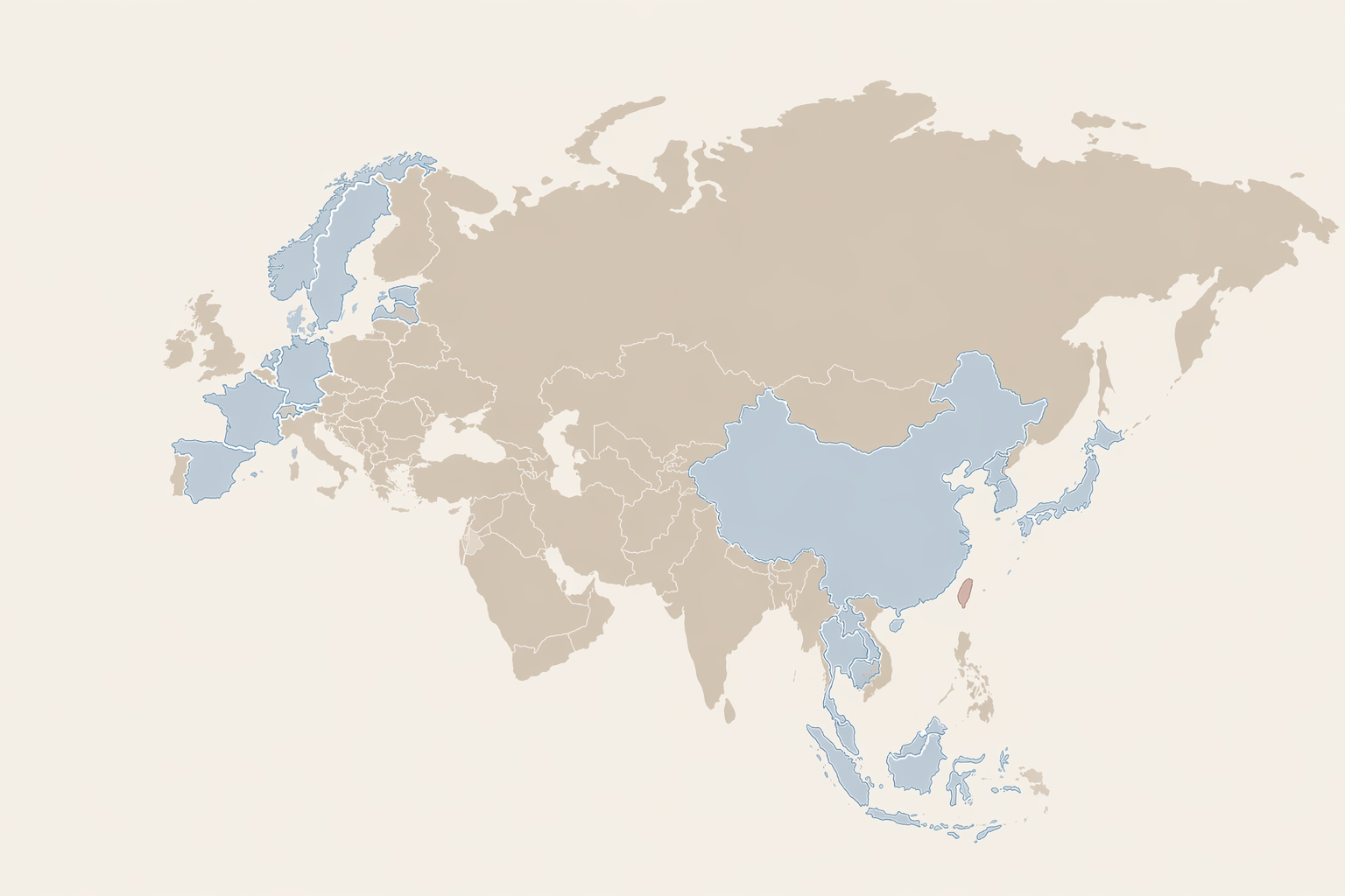 旅遊足跡世界地圖